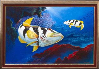 Tiger Trout in a Blue Grotto