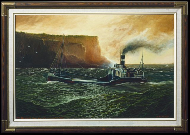 The “Birchgrove Park” Steaming Past North Head