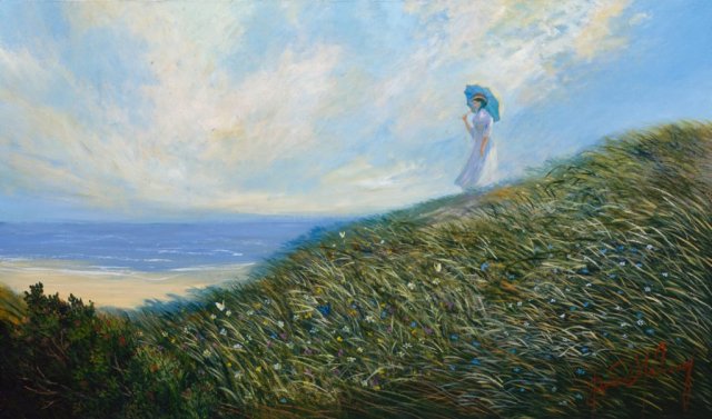 Girl on a Hill
