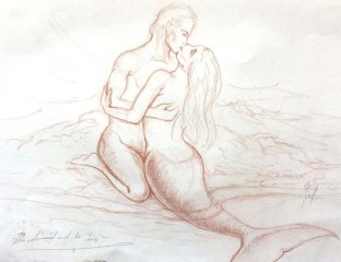 The mermaid and her lover