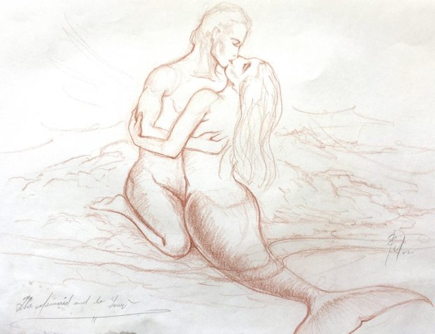 The mermaid and her lover