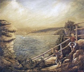 Boys’ view to the North Shore