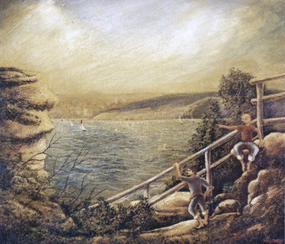 Boys’ view to the North Shore