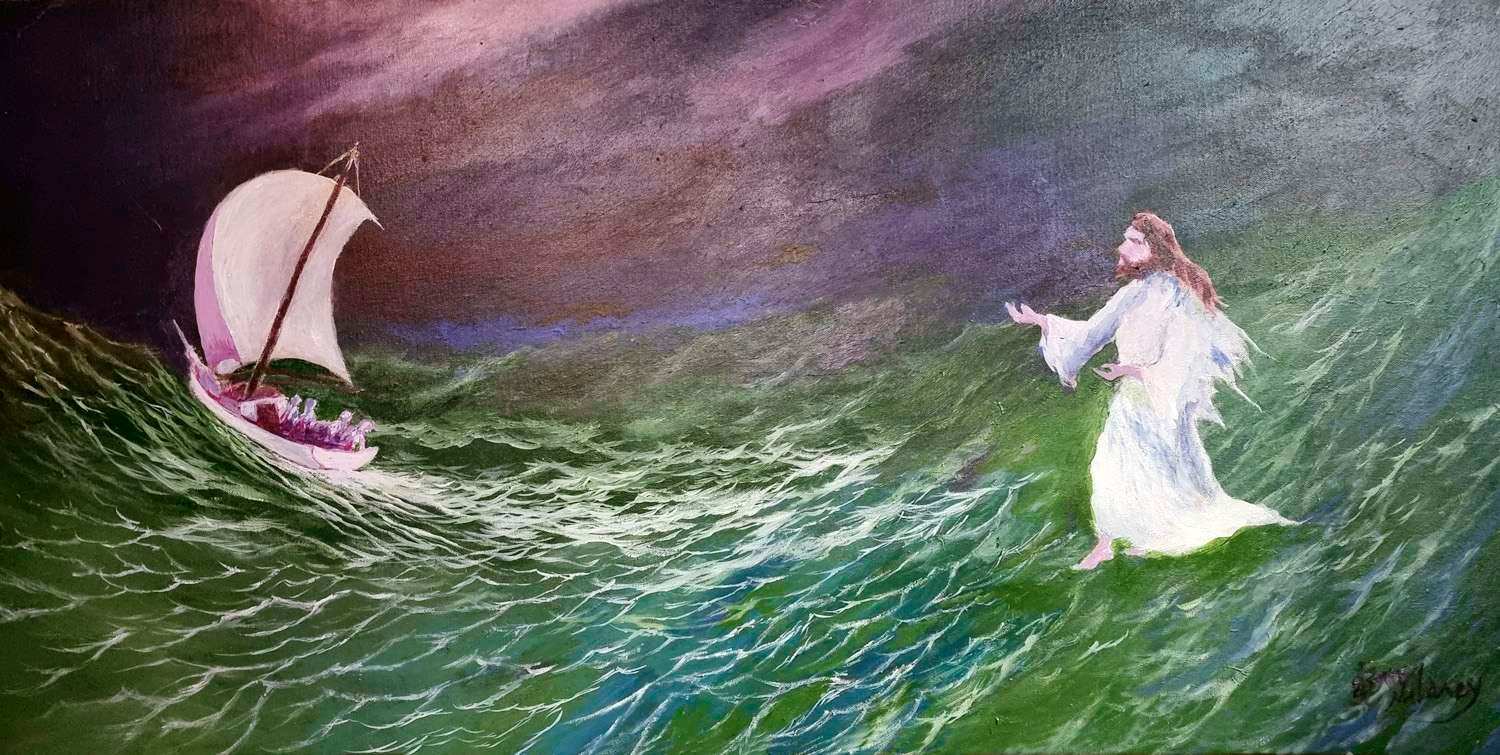 Jesus Christ on the Sea of Gallilee