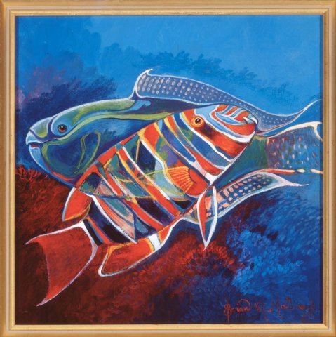 Parrot Fish & Harlequin Tusk Fish